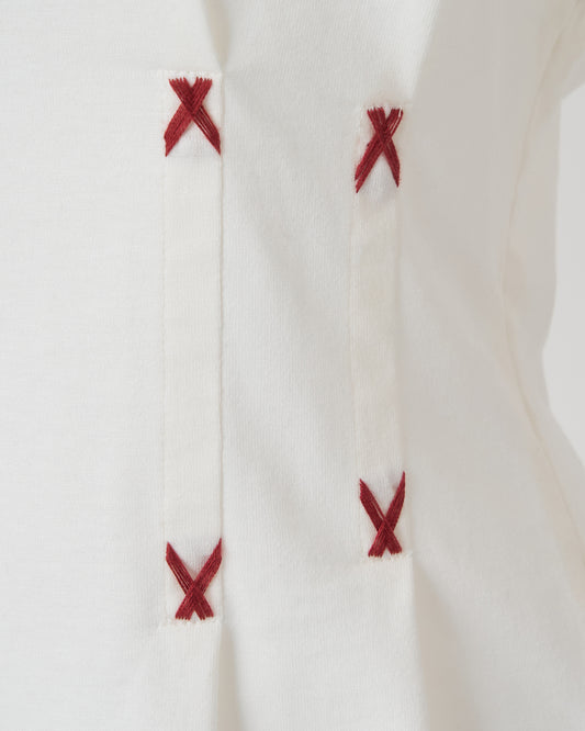 CORSET FLOSSING T-SHIRT - WHITE