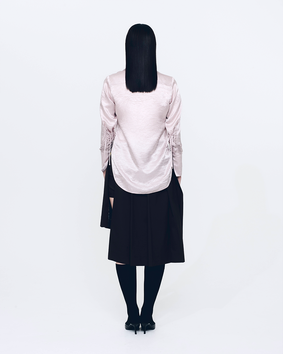 Corset Sleeves Shirts (Pale Mauve)