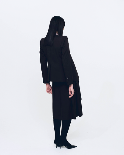 Power Shoulder Jacket (Brown)