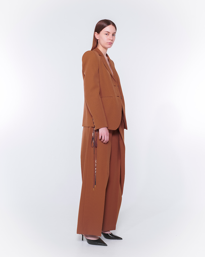 Power Shoulder Jacket (Brown)