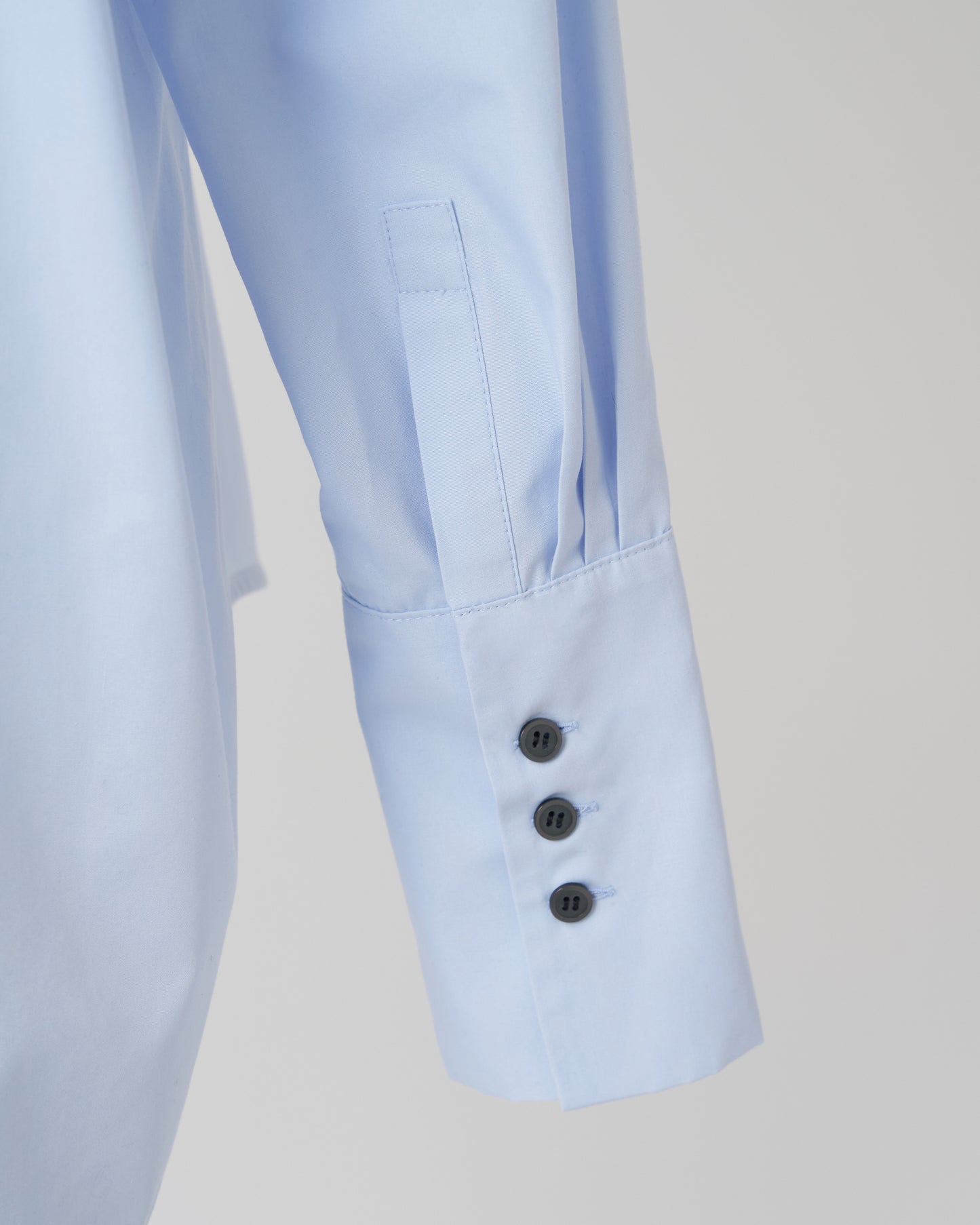 FEATHER-EMBROIDERED SHIRT - BLUE