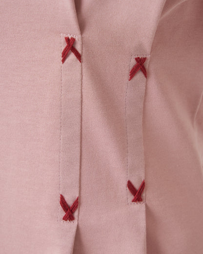 CORSET FLOSSING T-SHIRT - PINK