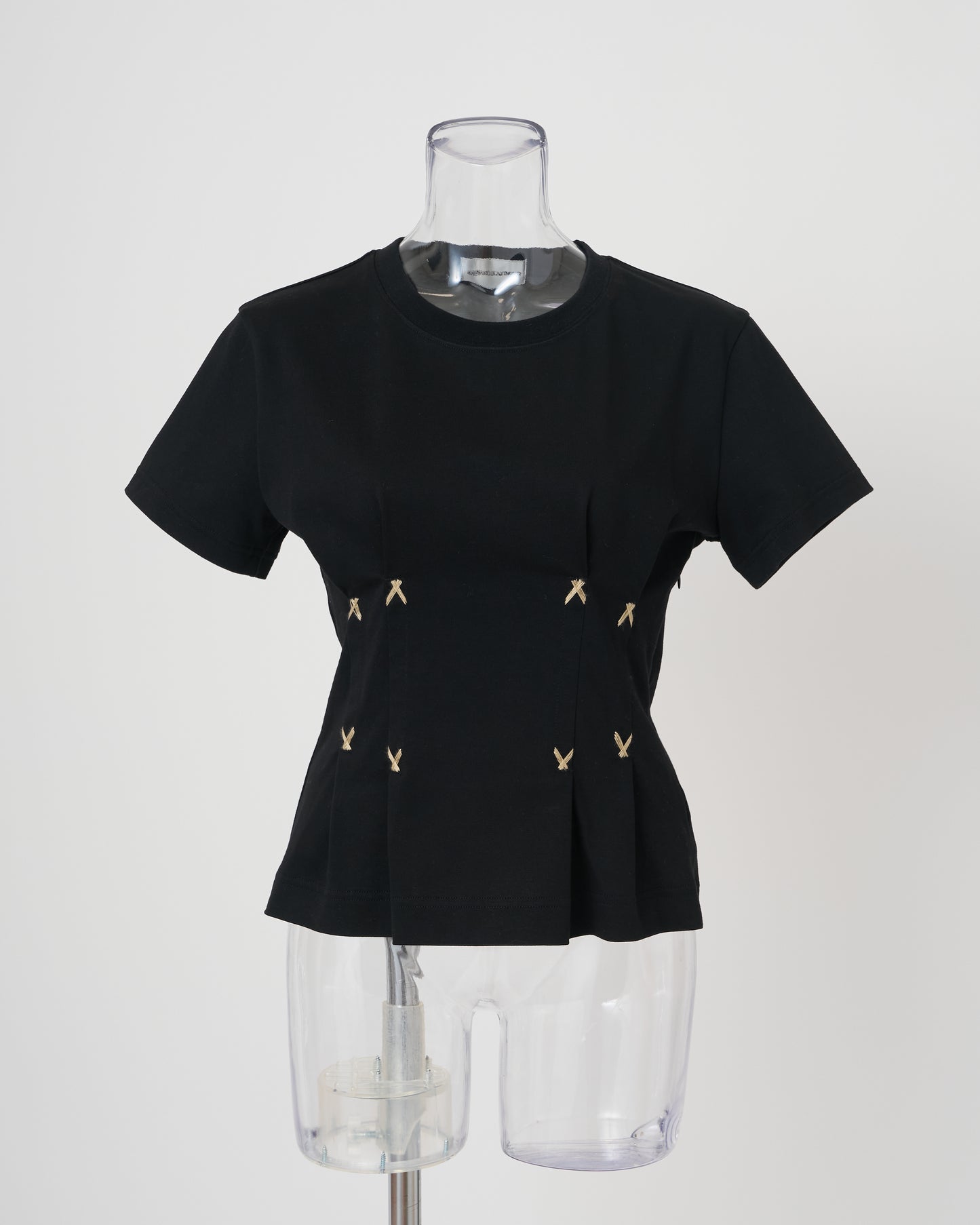 CORSET FLOSSING T-SHIRT - BLACK