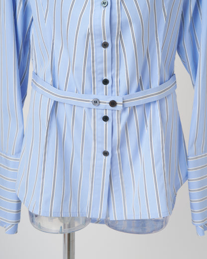 VICTORIAN STRIPED SHIRT - BLUE