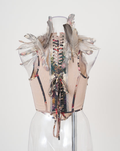 FEATHERS BUSTIER