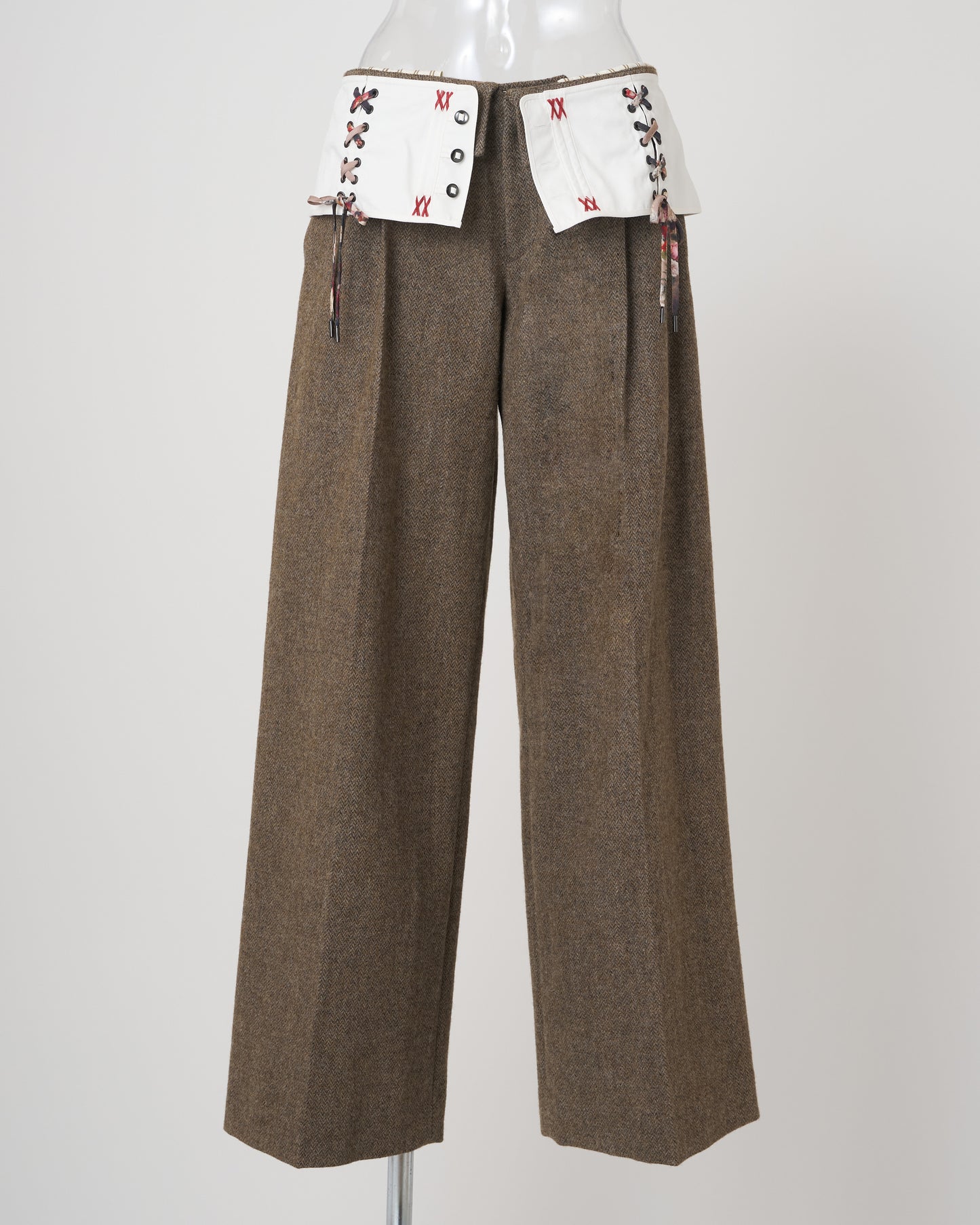 CORSET TROUSERS - BROWN