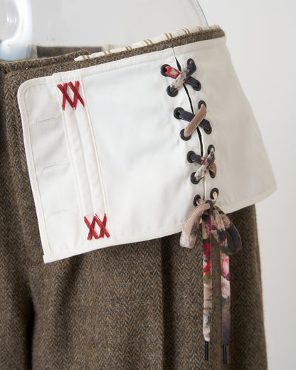CORSET TROUSERS - BROWN