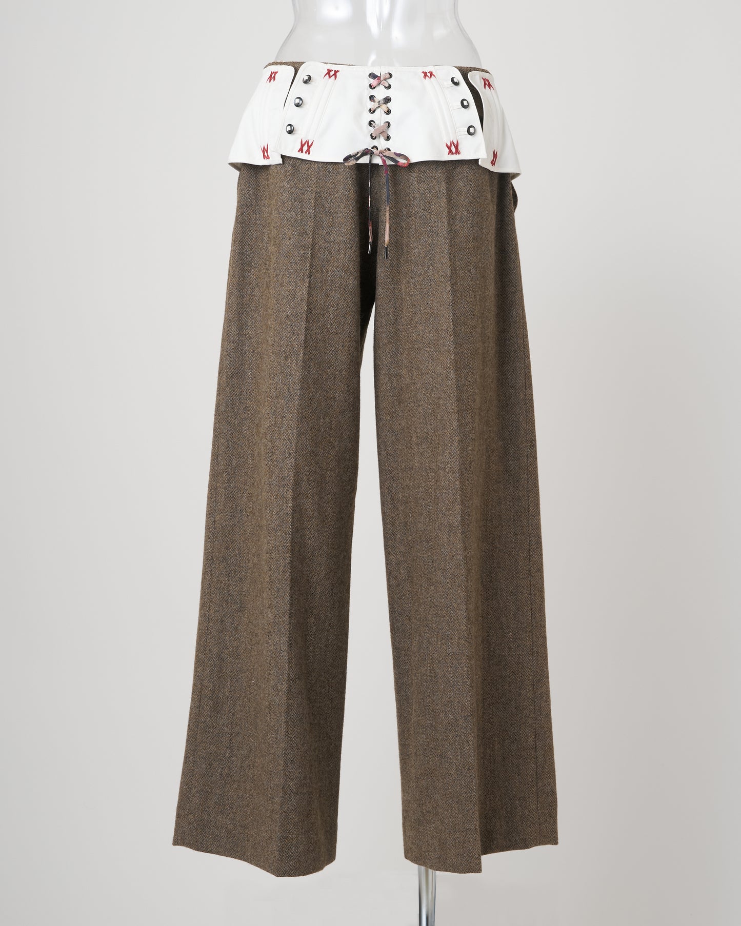 CORSET TROUSERS - BROWN