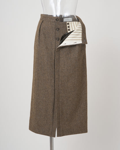 PANCIERINA SKIRT - BROWN