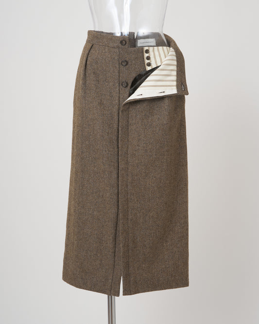 PANCIERINA SKIRT - BROWN