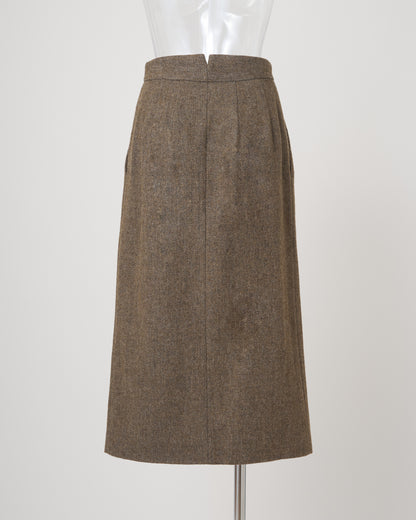 PANCIERINA SKIRT - BROWN