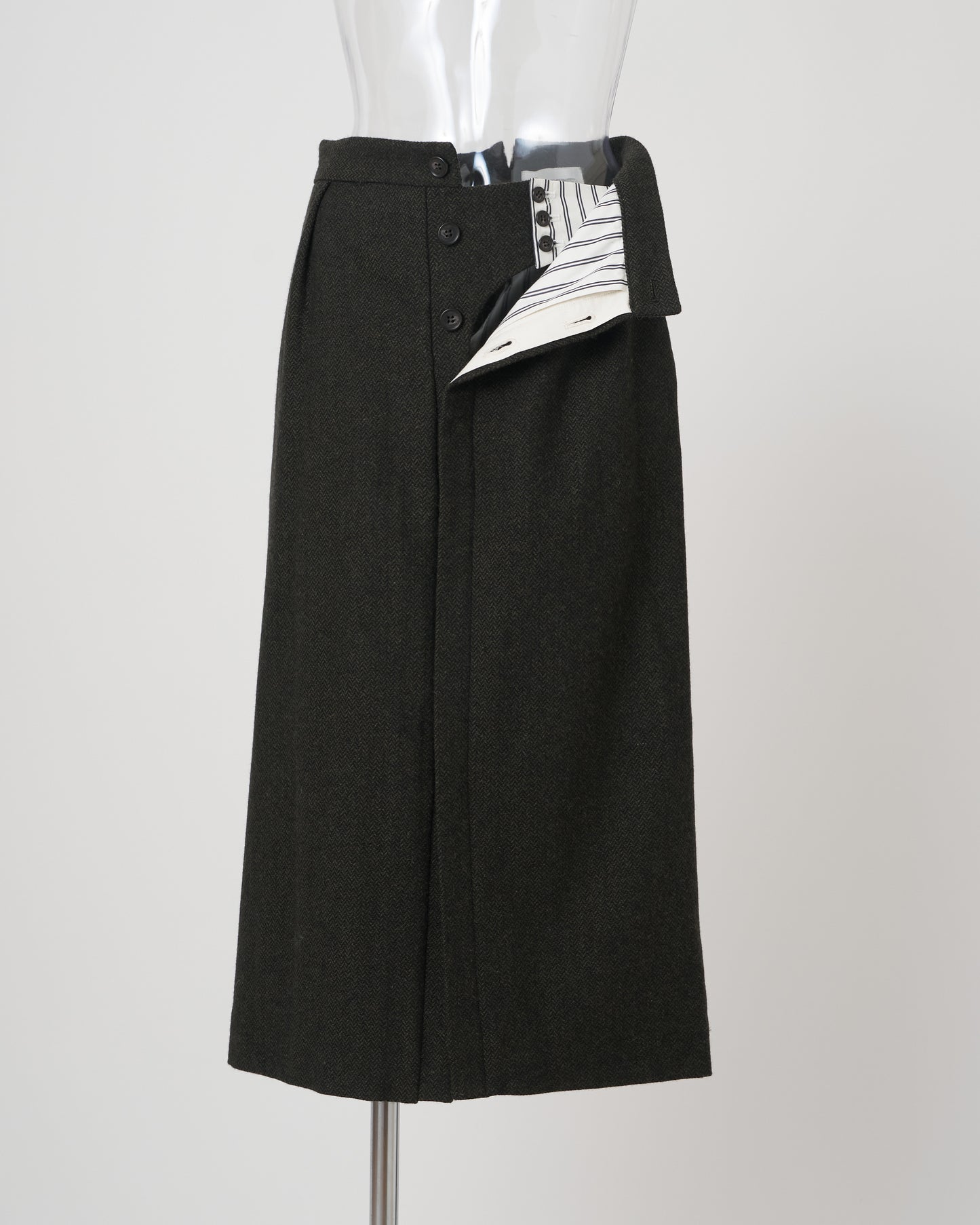 PANCIERINA SKIRT - GREEN BLACK