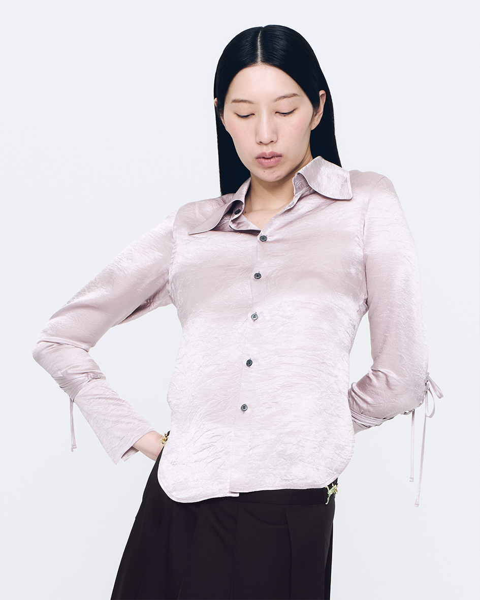 Corset Sleeves Shirts (Pale Mauve)