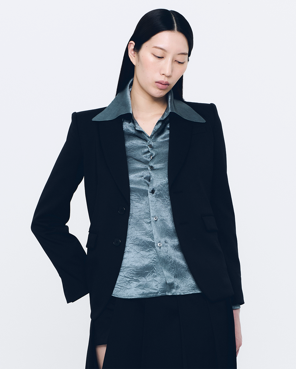 Power Shoulder Jacket (Black)
