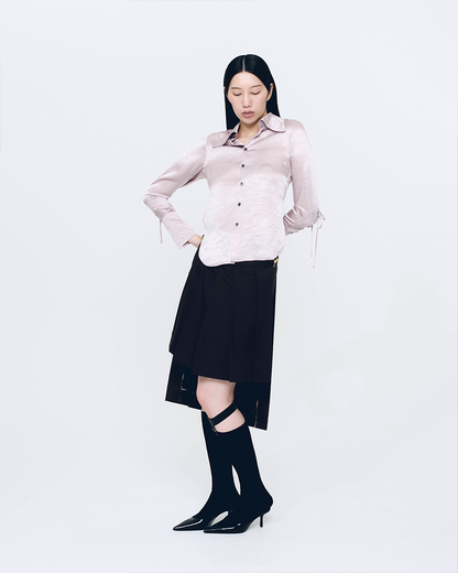 Corset Sleeves Shirts (Pale Mauve)