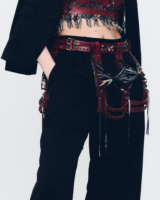 Leather Bum-flap Belt