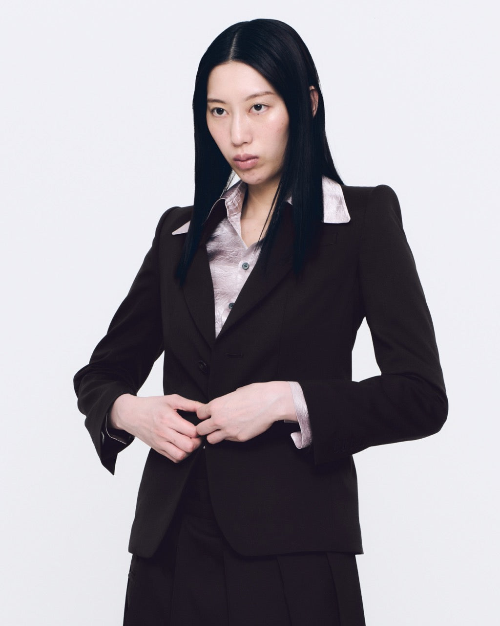 Power Shoulder Jacket (Brown)